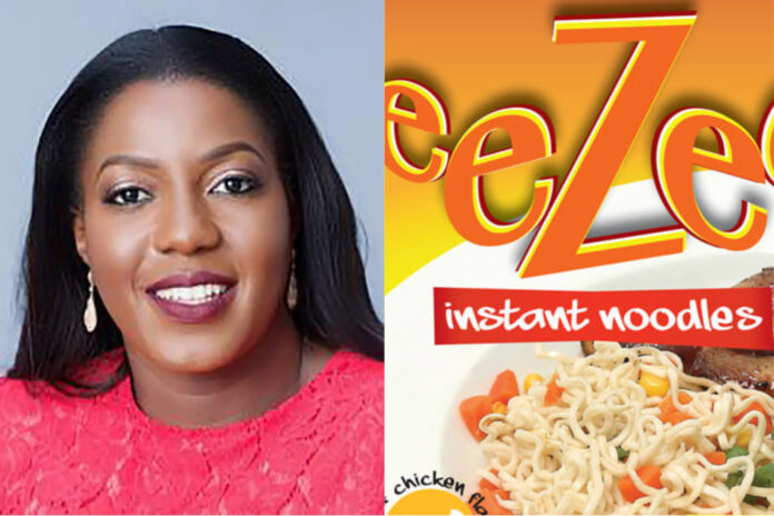 Photo of Java Foods CEO Monica Musonda & her eeZee noodles brand